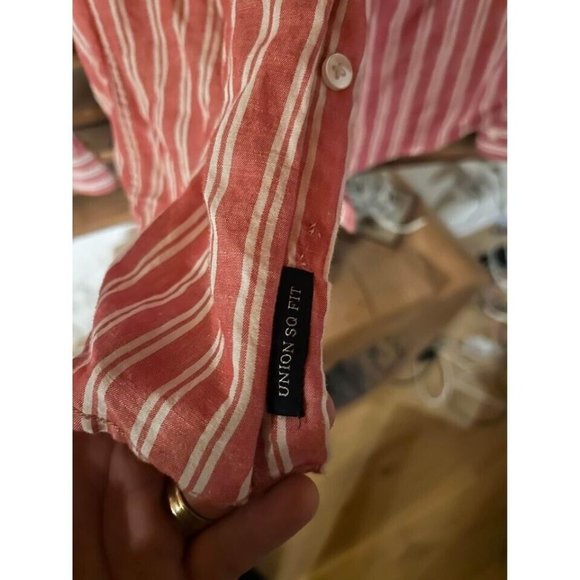 Louis Philippe Shirt Men’s 40CM Button Front Shirt LS Men's M Red Plaid Tailore - Picture 6 of 9